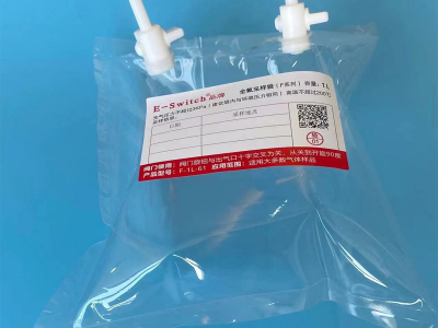 特氟龙FEP气体采样袋3L  2个四氟阀门