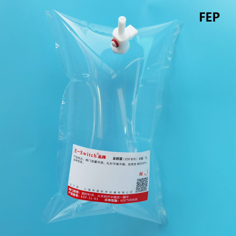 加工特氟龙气体采样袋1L/2L/3L 聚氟乙烯/泰德拉PVF非甲烷总烃